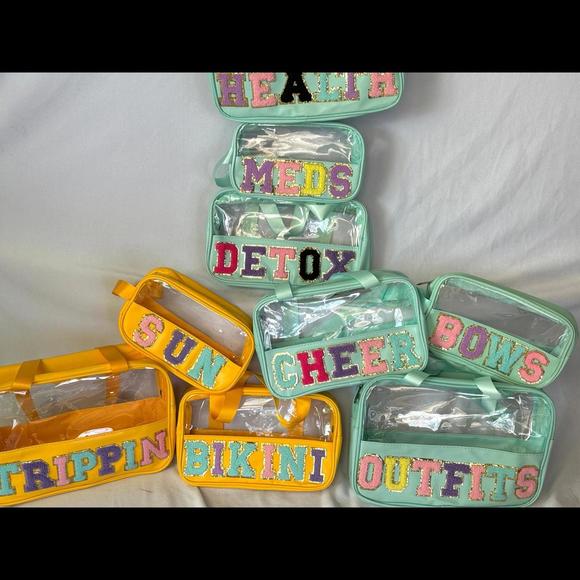 Custom Bride Makeup Bags 3 Pieces, Mrs. Personalized Cosmetic Case - Picture 7 of 9